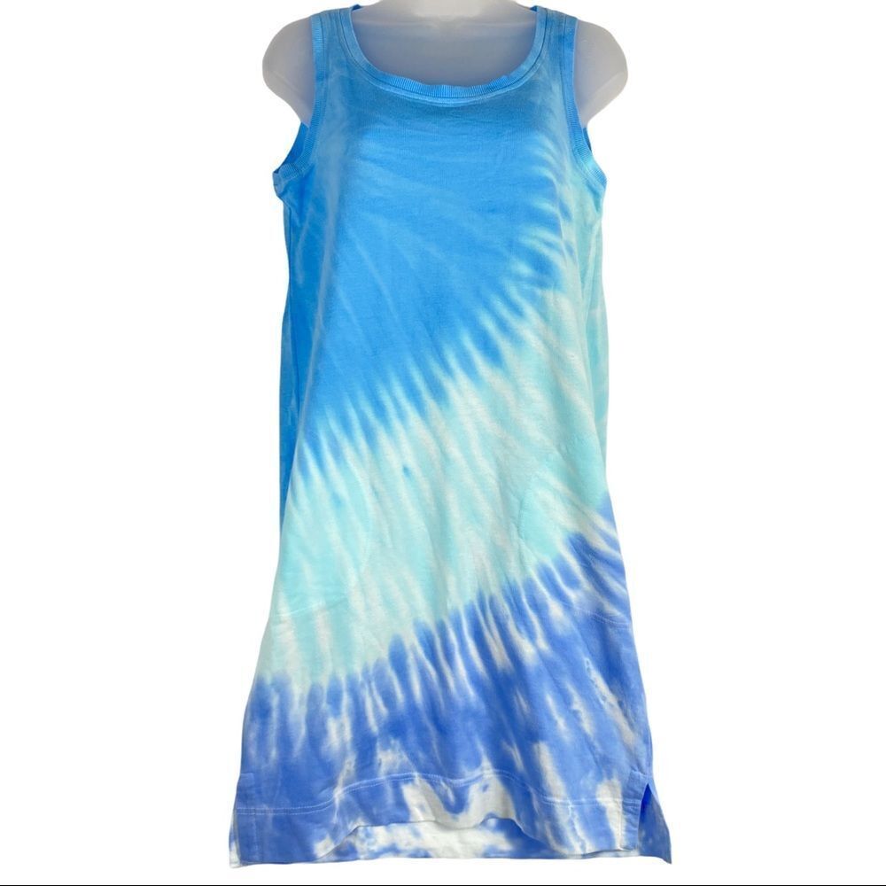 Jane and Delancey blue/periwinkle/white tie-dye tank dress NWT Size XS P…